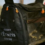 Odder Fitness Center Træningstaske orange knapper